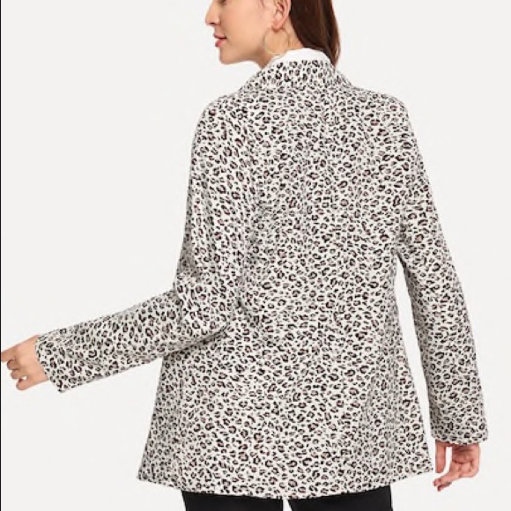 ❤️CLEAROUT❤️ Autumn Leopard Print Blazer - Picture 4 of 5